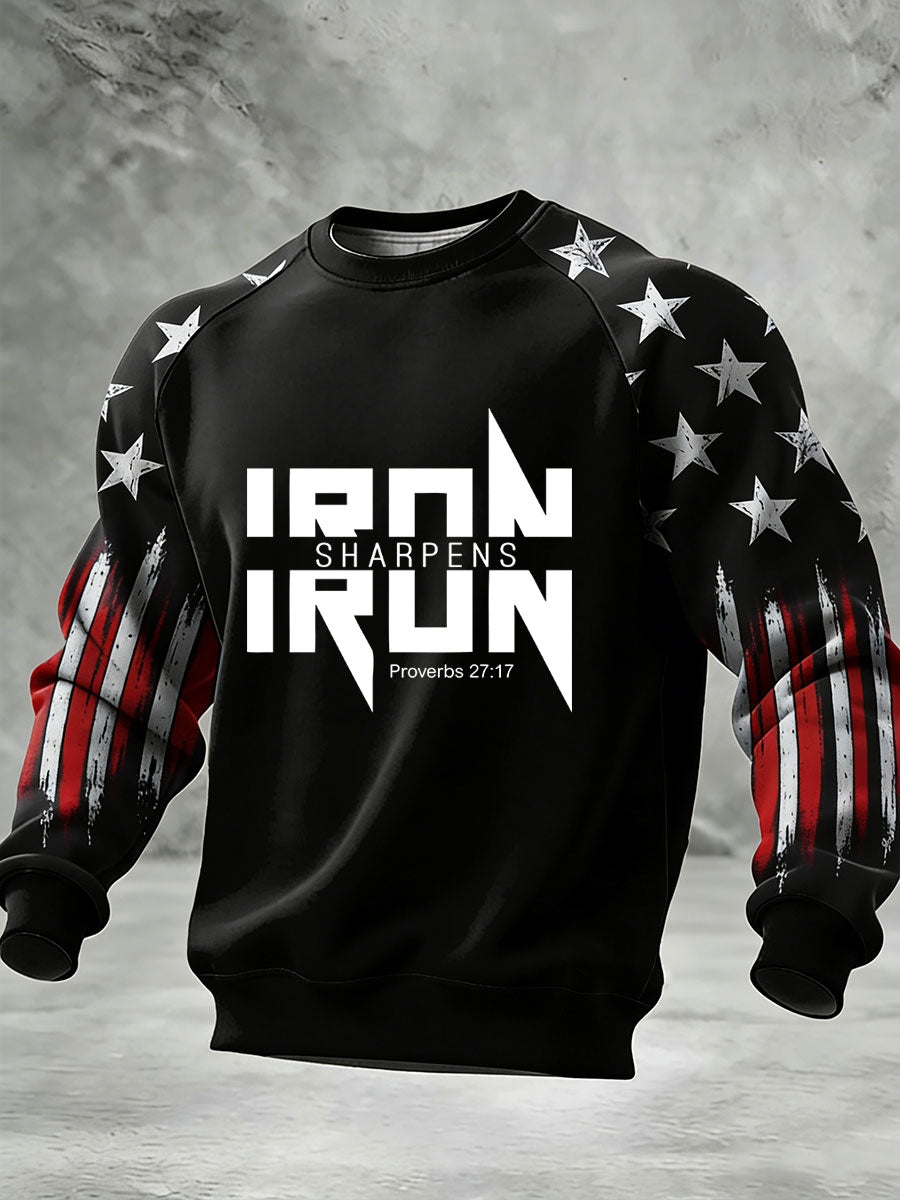 Men's Iron Sharpens Iron Long Sleeves T-shirt