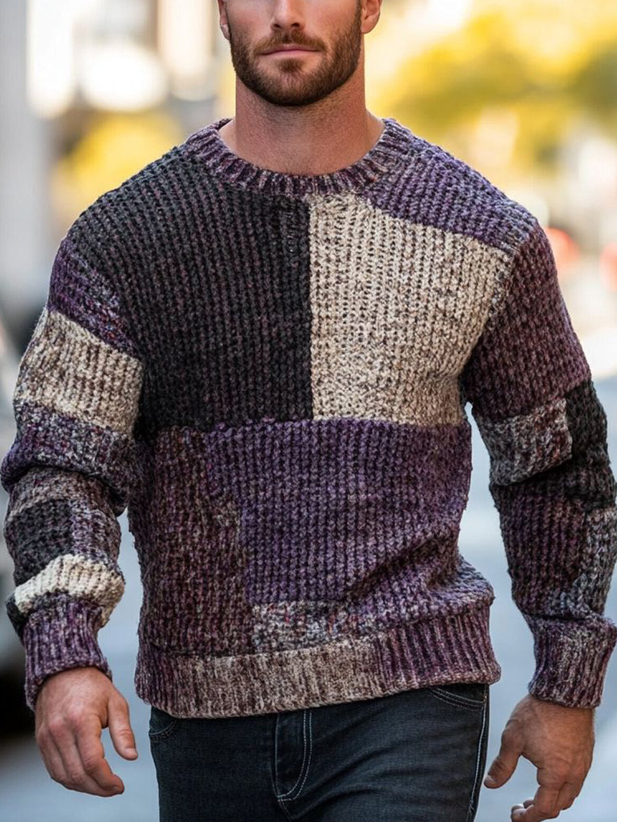 Men's Geometric Art Sweater