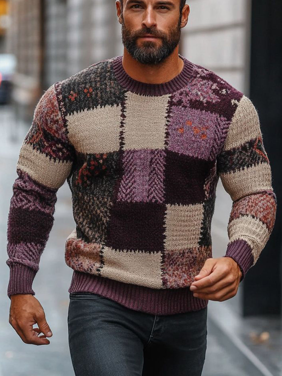 Men's Geometric Art Sweater
