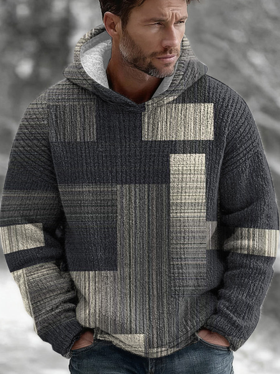 Men's Geometric Art Hoodie
