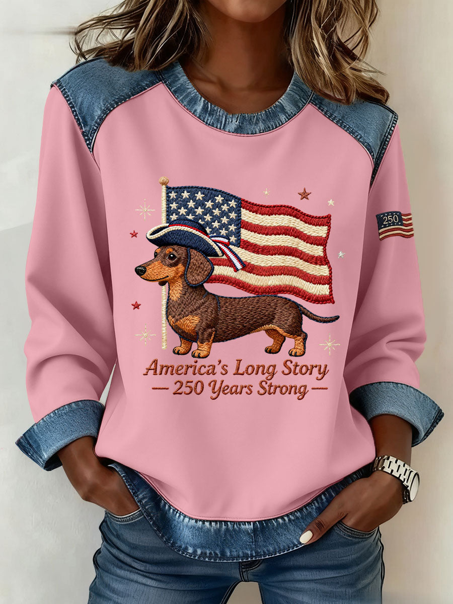 Women's America 250 Printed Casual Top