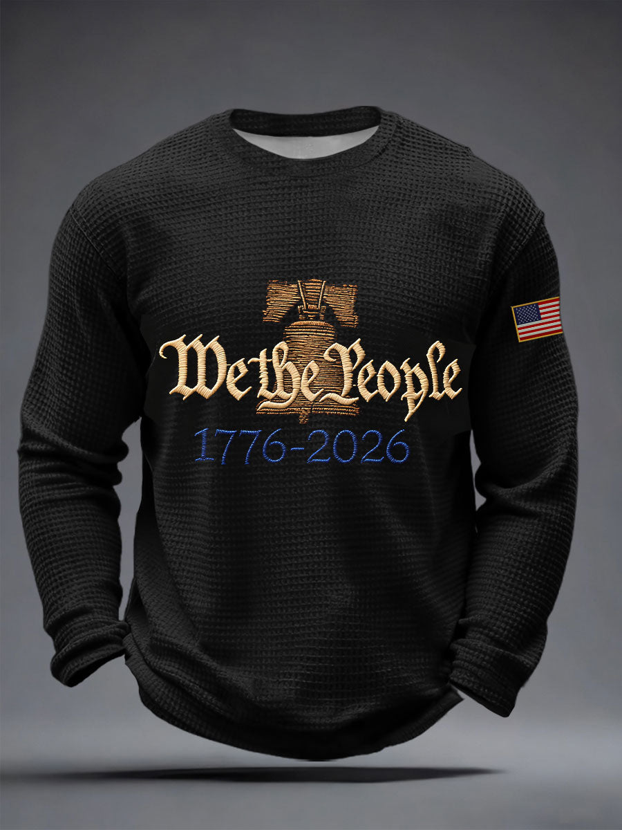 Men's American 250 Waffle Long Sleeve T-Shirt