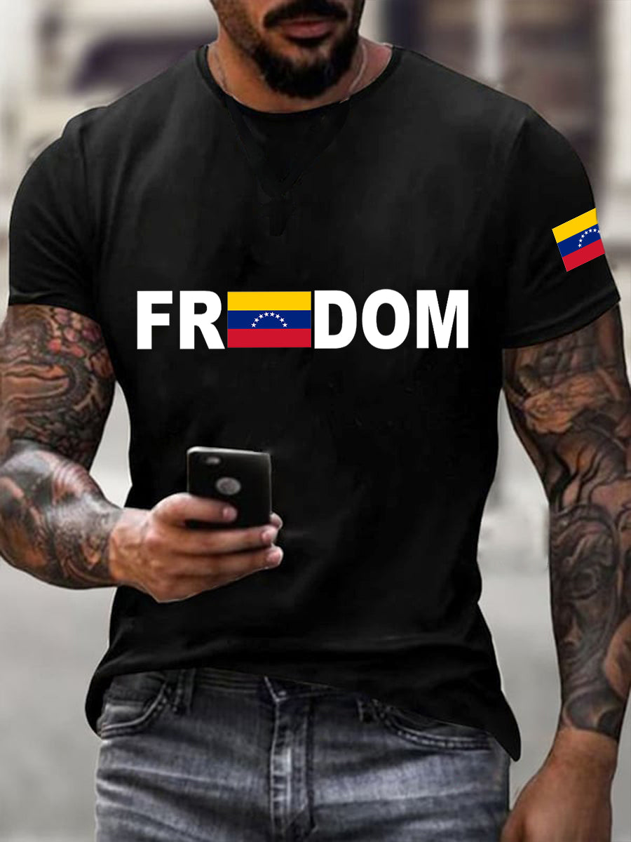Men's Venezuela Libre Print T-Shirt