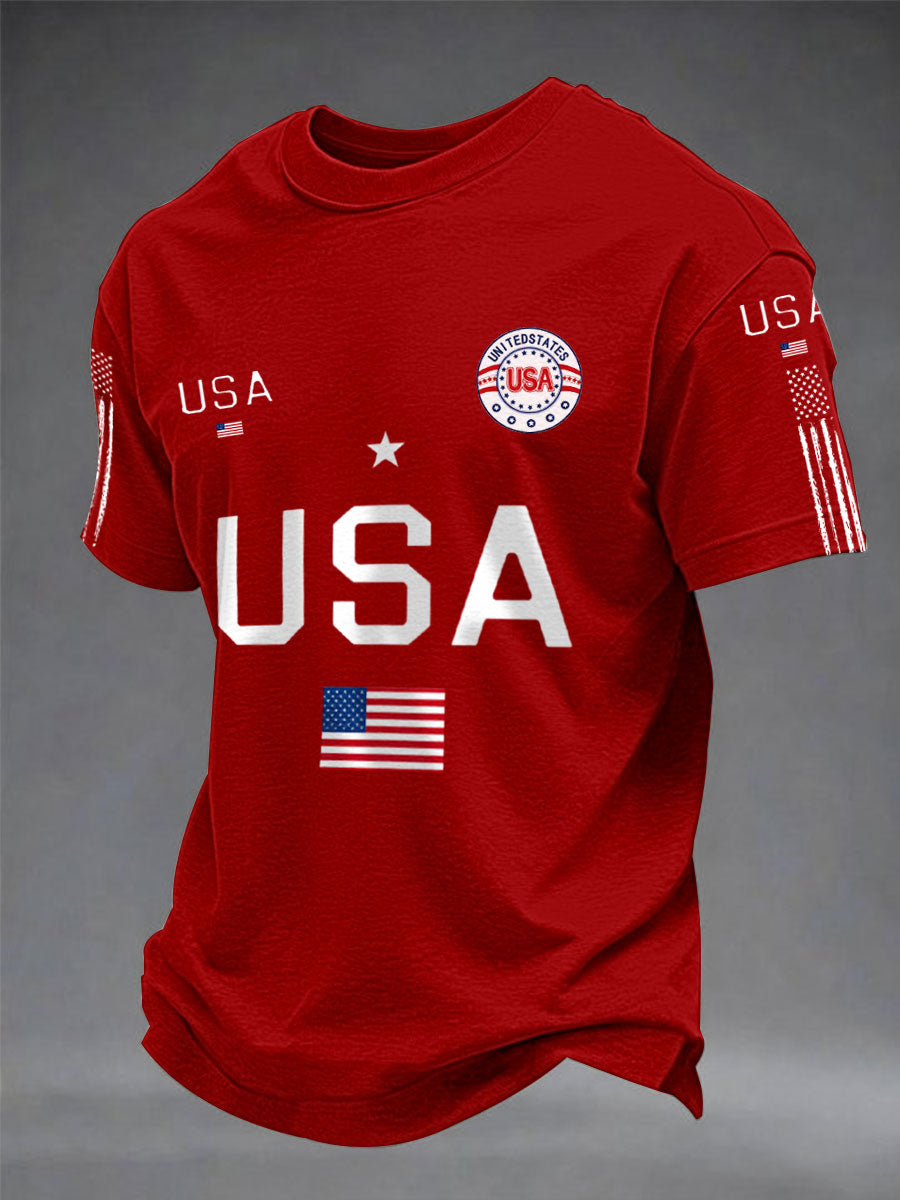 Men's USA Flag T-Shirts