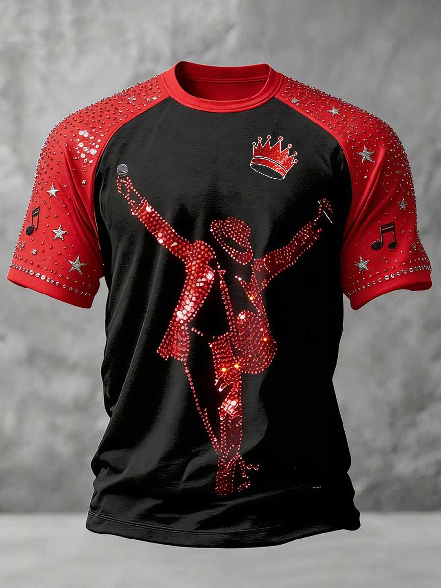 Men's Vintage Commemorative Printed T-Shirt
