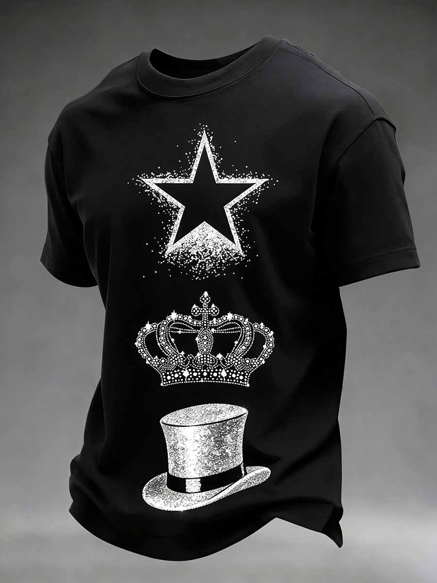 Men's Vintage Commemorative Printed T-Shirt