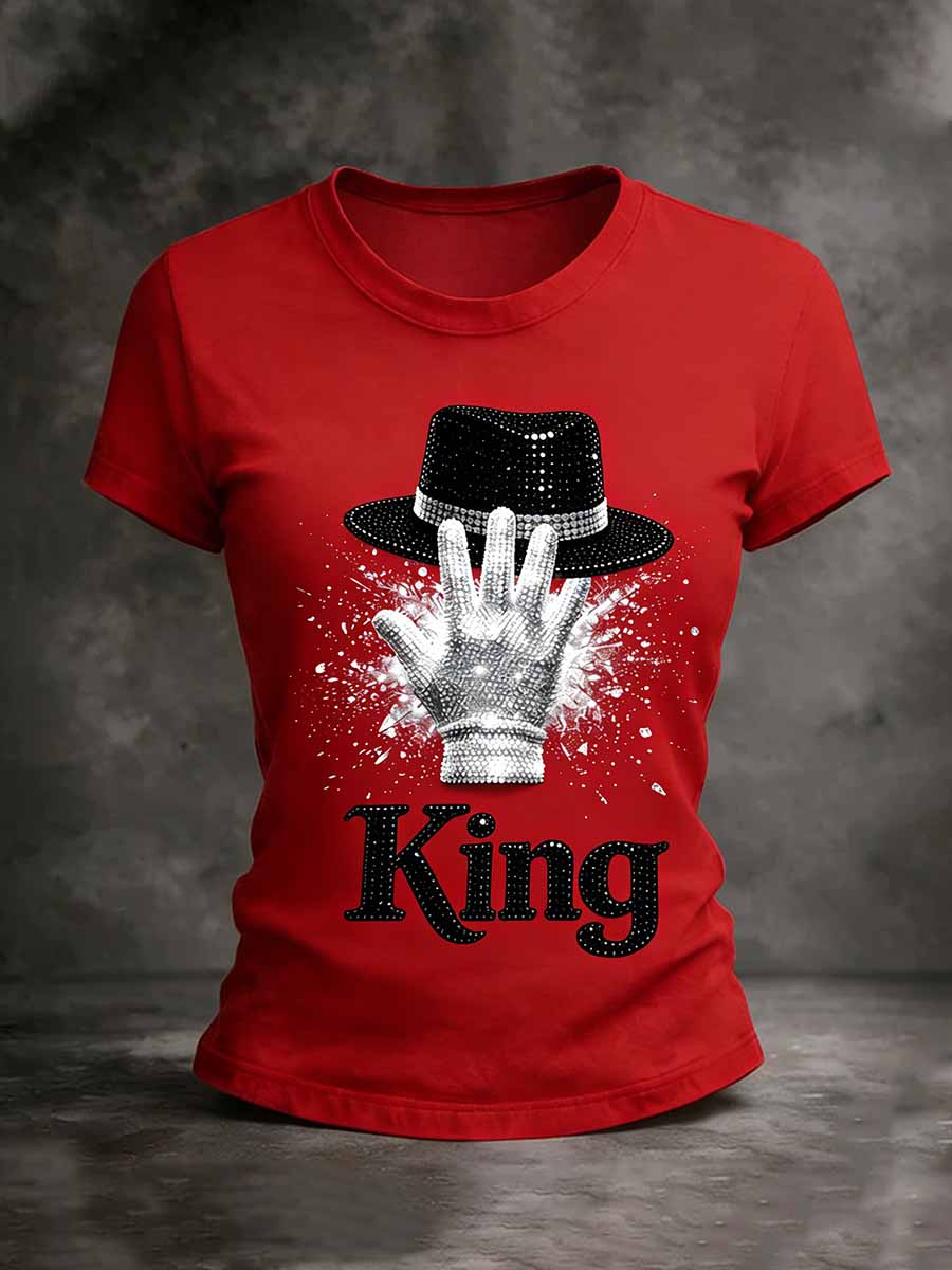 Women's Vintage Commemorative Printed T-Shirt