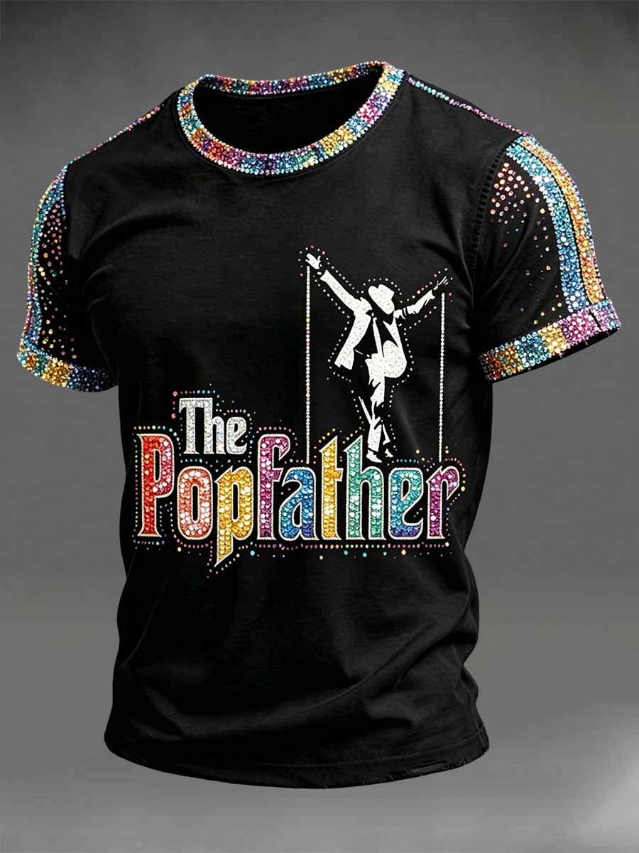Men's Vintage Commemorative Printed T-Shirt