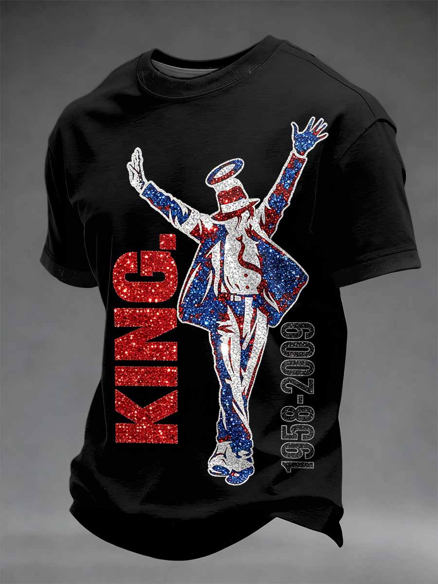 Men's Vintage Commemorative Printed T-Shirt