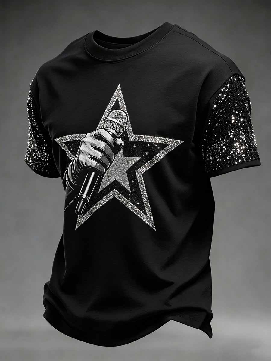 Men's Vintage Commemorative Printed T-Shirt
