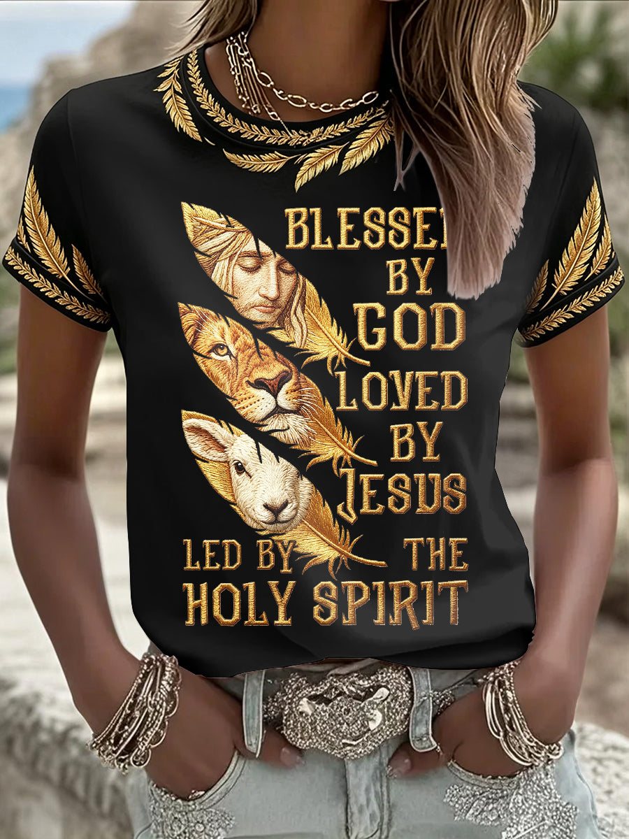 Women's Christian Print Tee