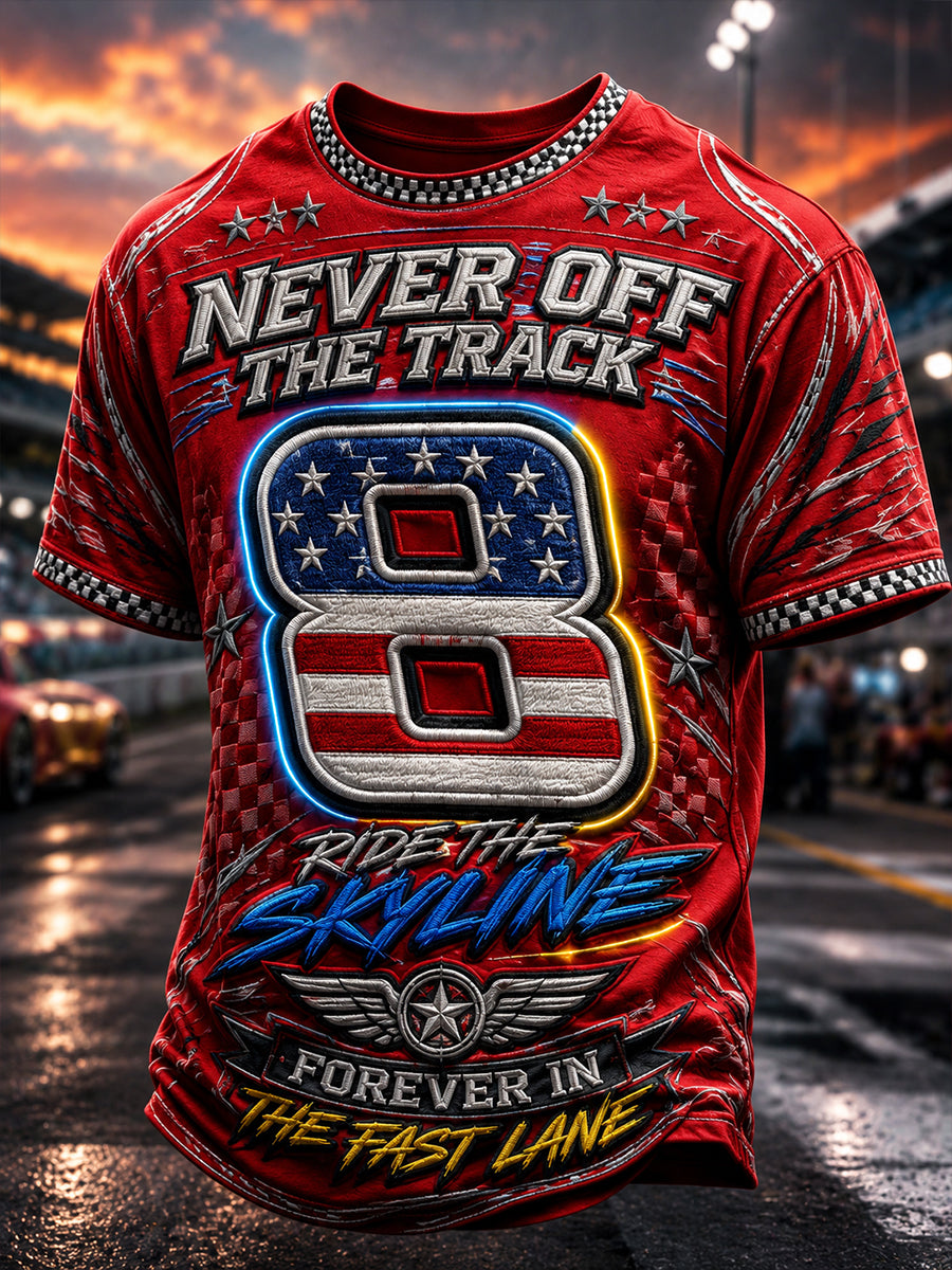 Men's Racing Legend Tribute Casual T-Shirt