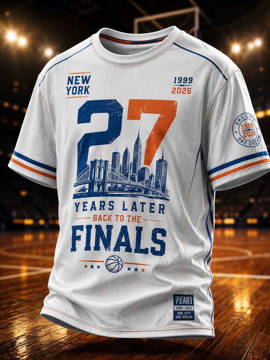 Retro 2026 Basketball Fan Casual T-Shirt