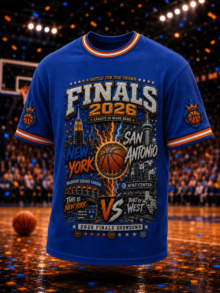Men's Classic Basketball Fan Graphic Short Sleeve T-shirt
