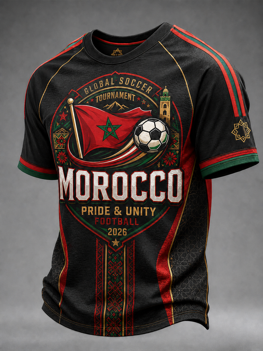 Men's MOROCCO Printed short sleeve t-shirt