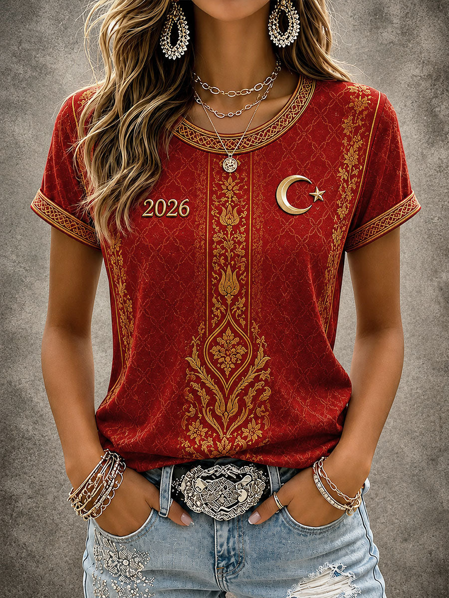 Women's Turkey 2026 Football T-Shirts