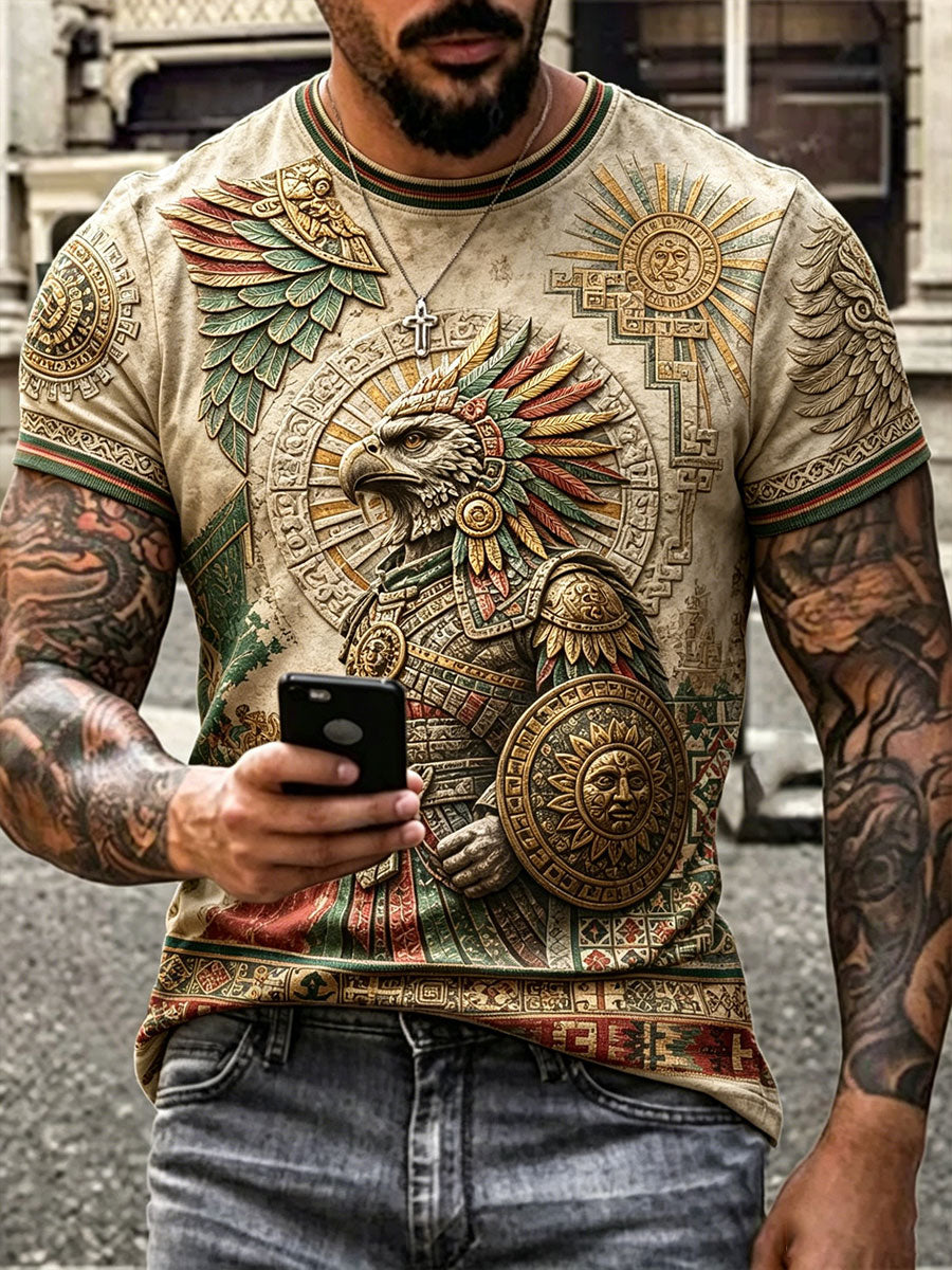 Men's Mexico Pride Art Printed T-shirts