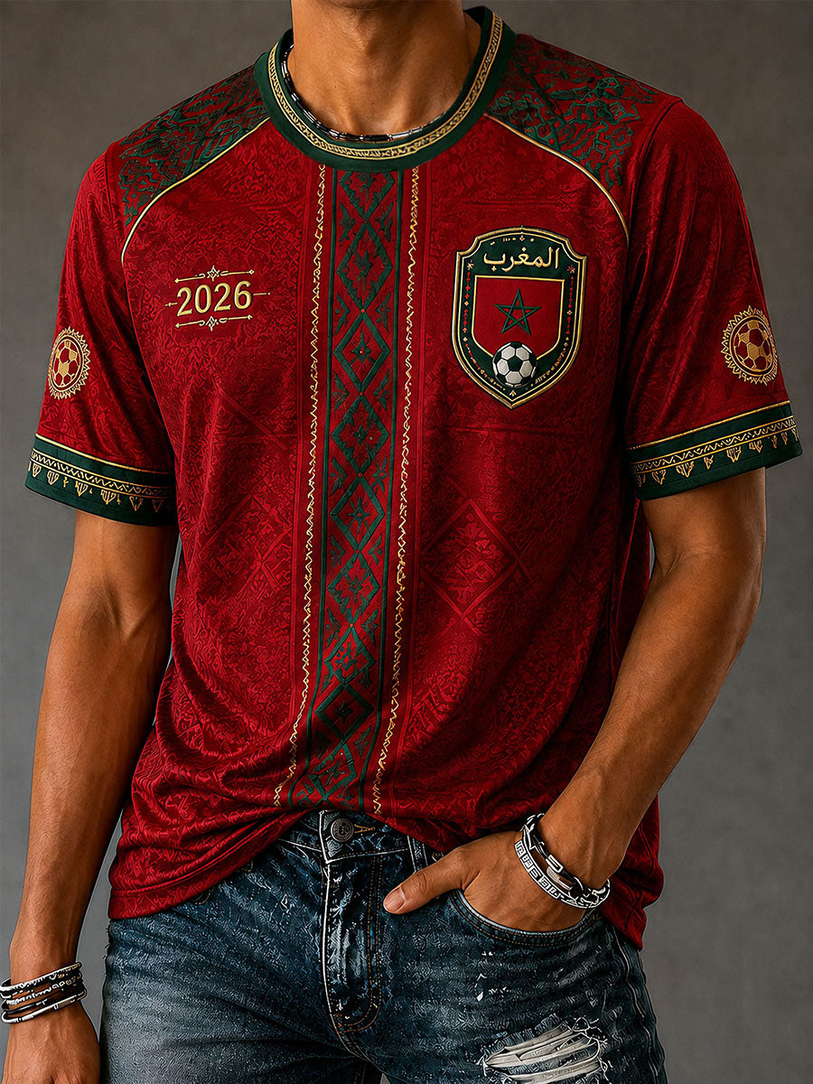 Men's 2026 Morocco Football T-Shirts