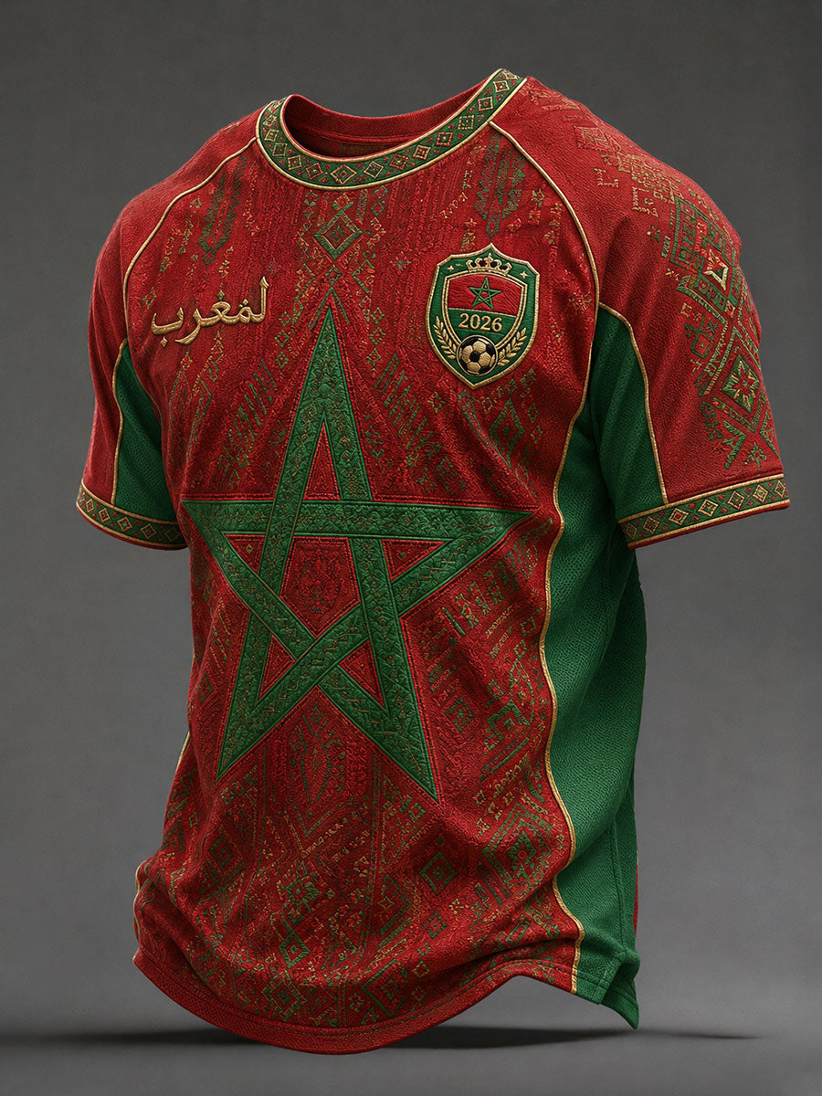 Men's 2026 Morocco Football T-Shirts