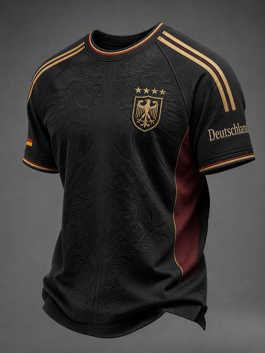 Men's Germany Football Printed T-shirt