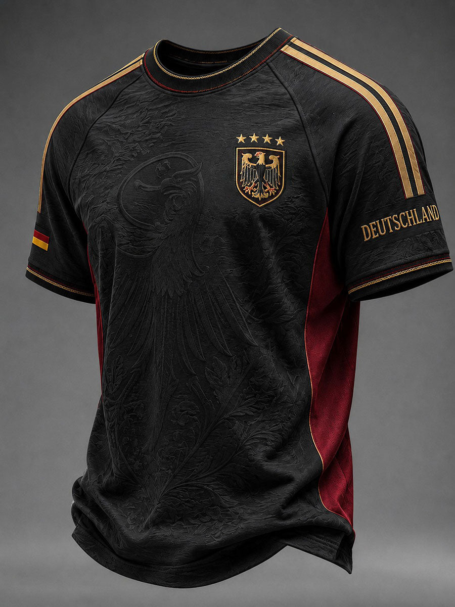 Men's Germany Football Printed T-shirt