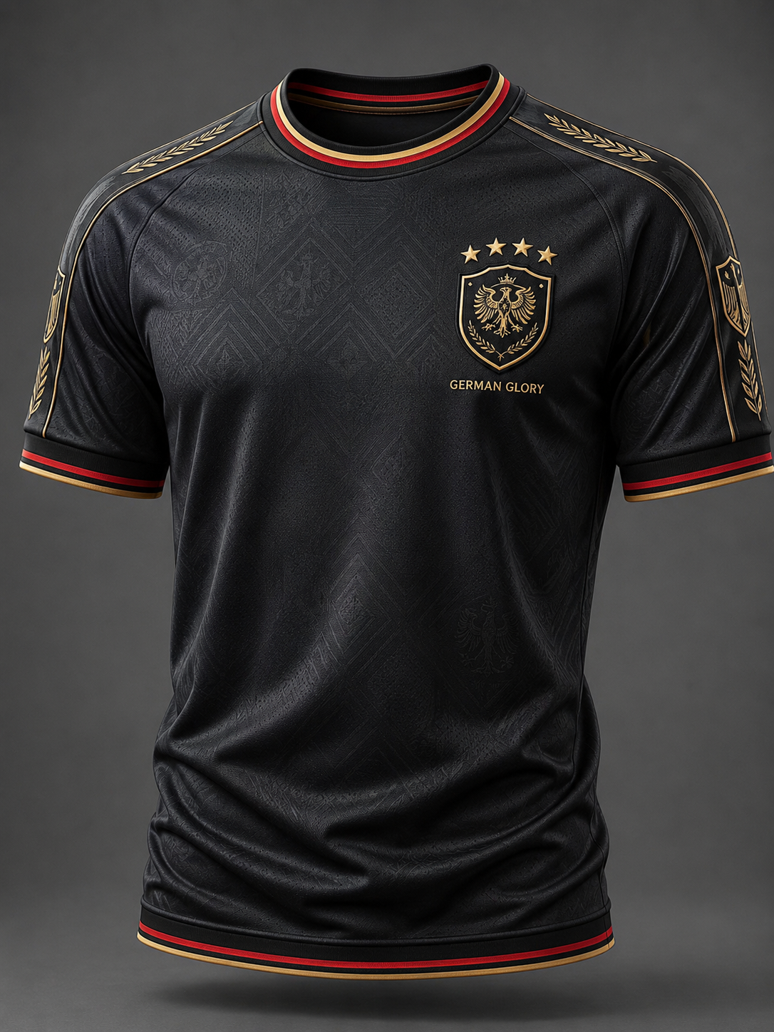 Men's Germany Football Printed T-shirt