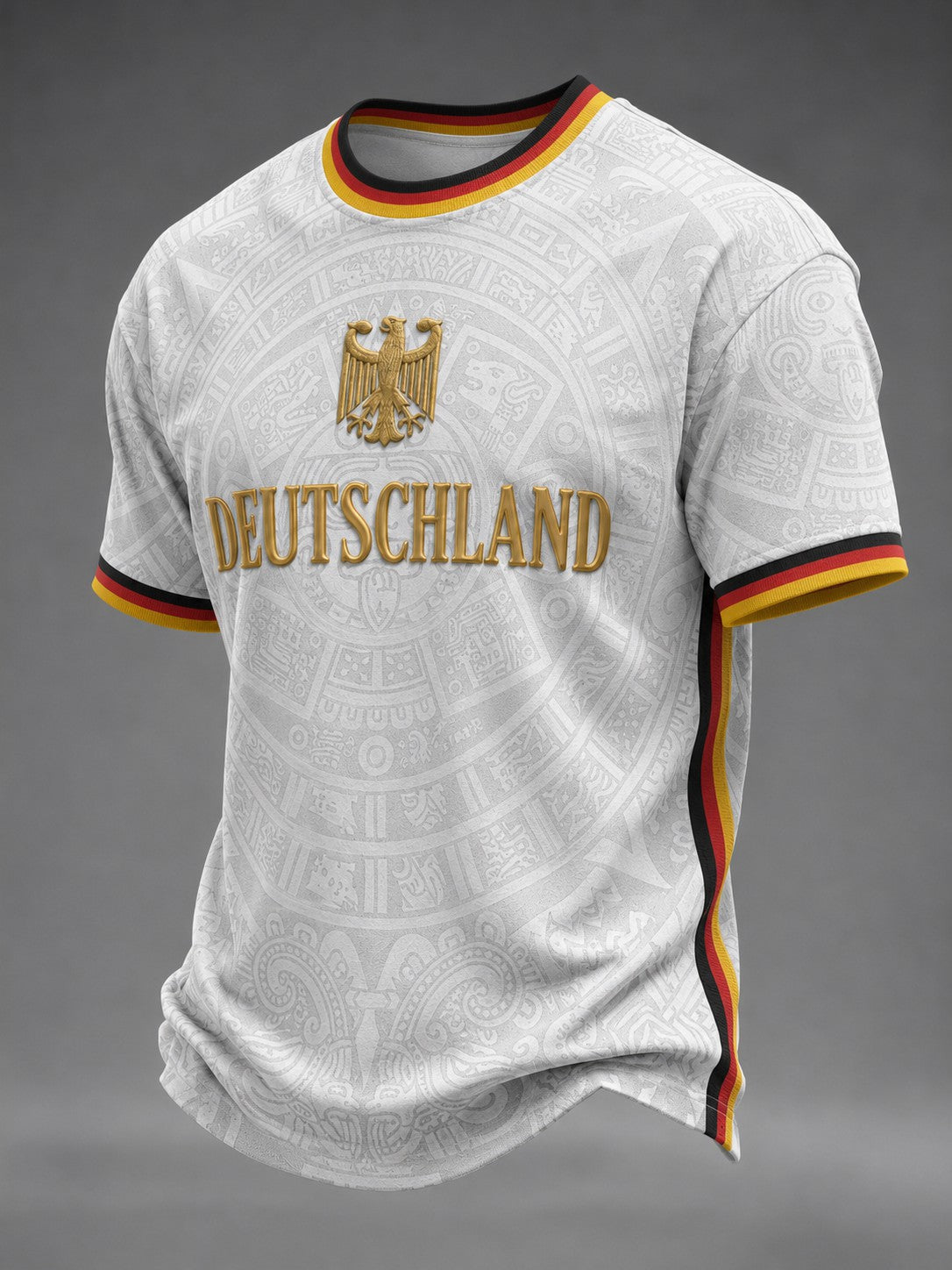 Men's Germany Football Printed T-shirt