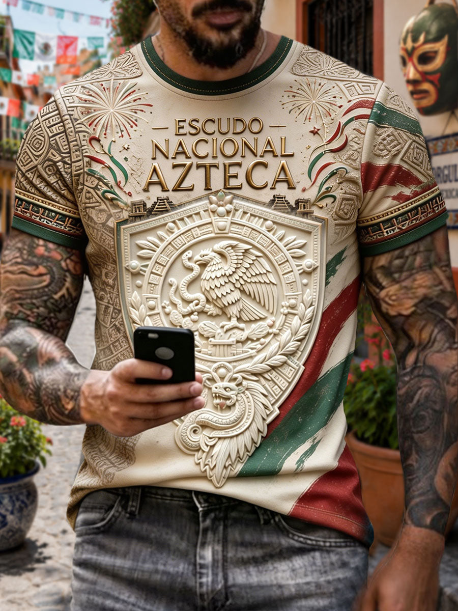 Men's Mexico Art Printed T-shirt