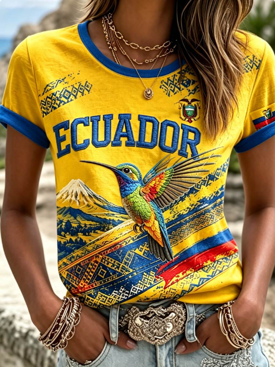 Women's short-sleeved T-shirt