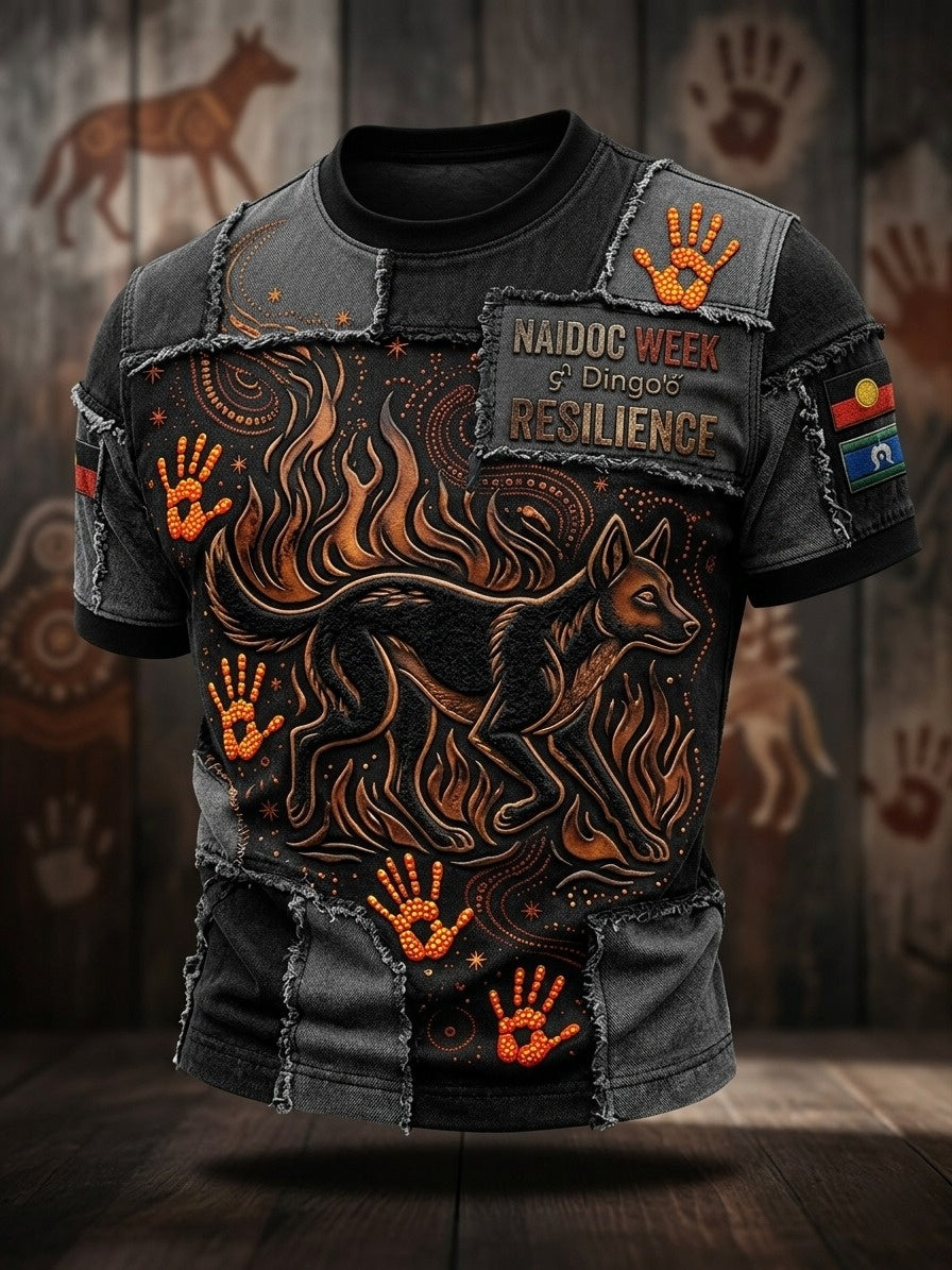 Men's Naidoc Week Art Print Short-Sleeve T-Shirts