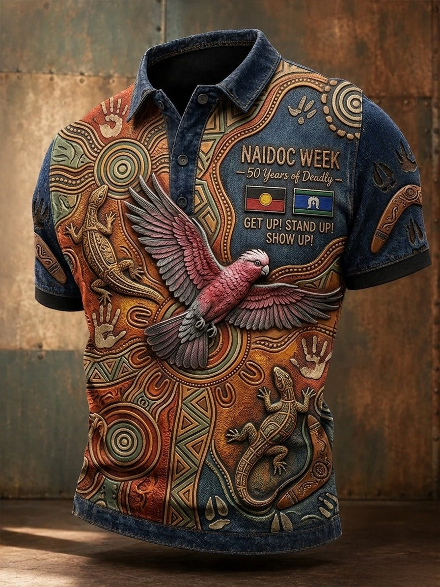 Men's Australia Naidoc Week Short Sleeve Shirt