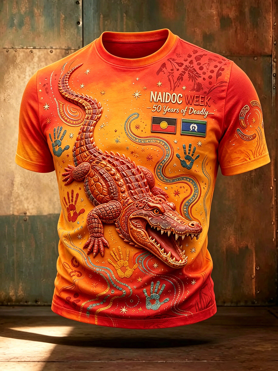 Men's Australia Naidoc Week Short Sleeves T-Shirt