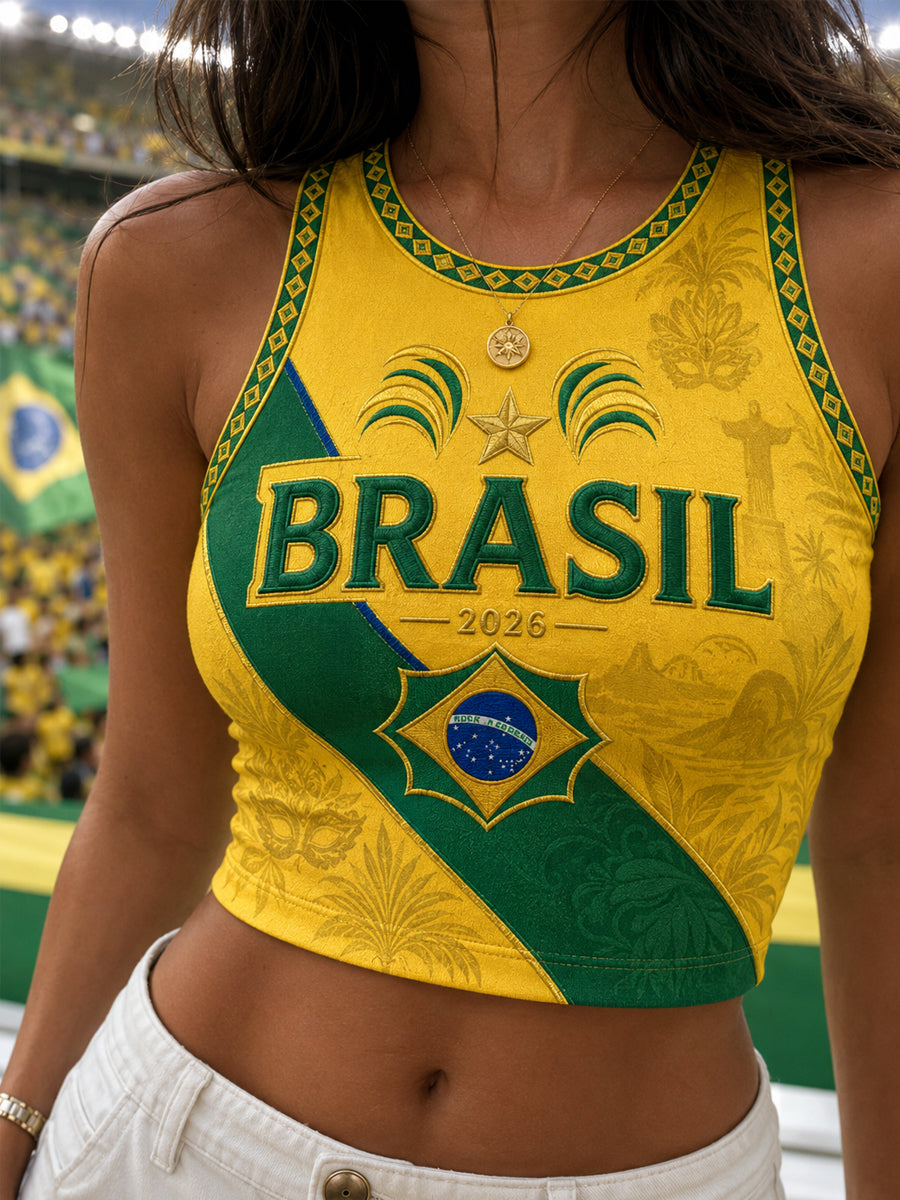Women's Gift For Football Fans Print Casual Vest