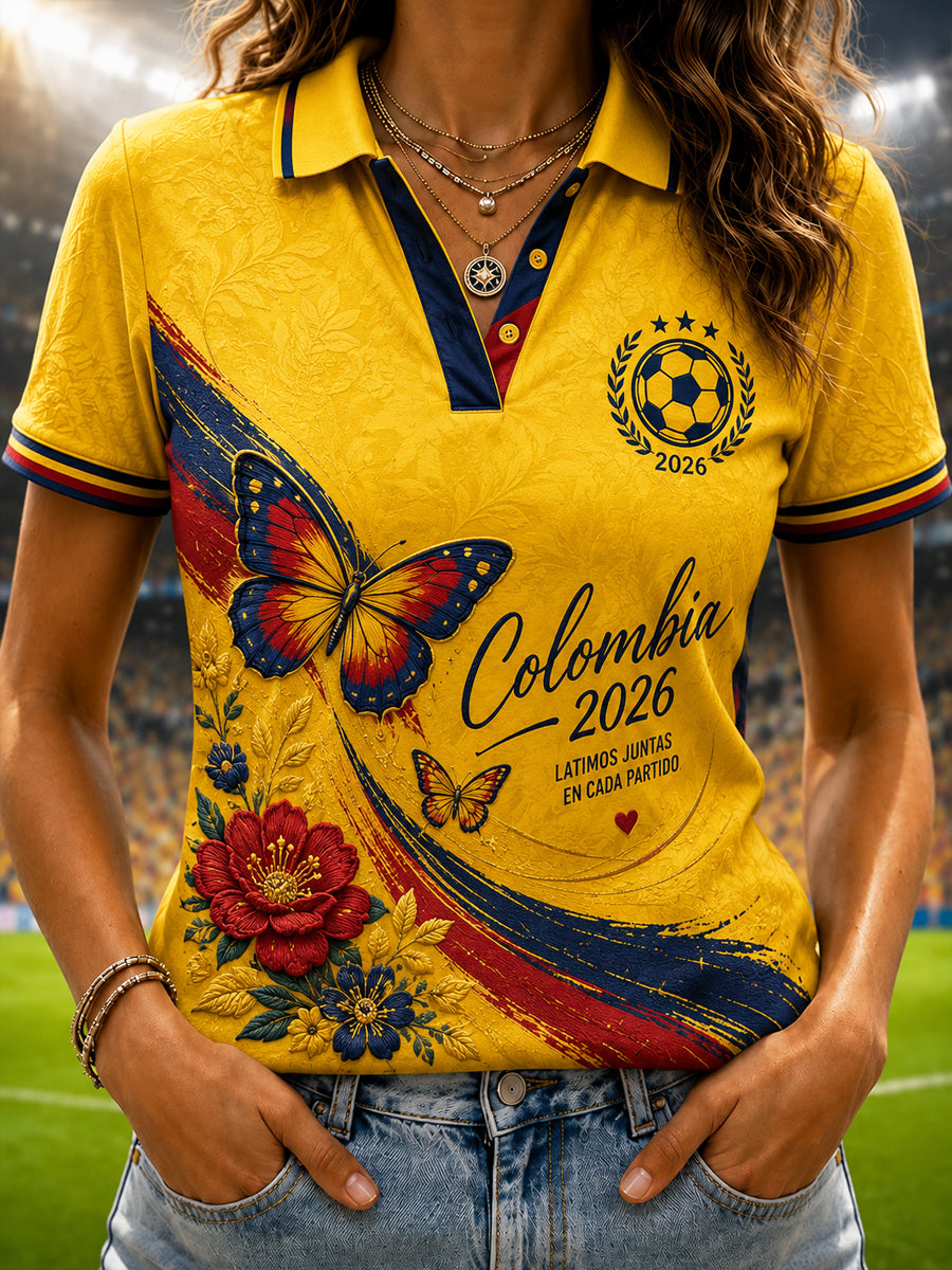 Women's Columbia Classic Casual Soccer Polo Shirt