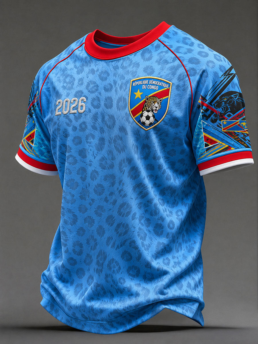 Men's 2026 Democratic Republic of Congo Football T-Shirts