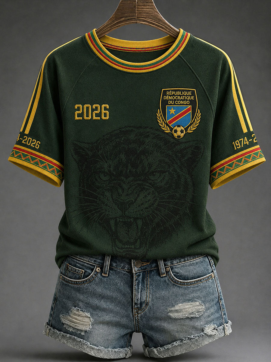 Women's Democratic Republic of the Congo Football T-Shirts
