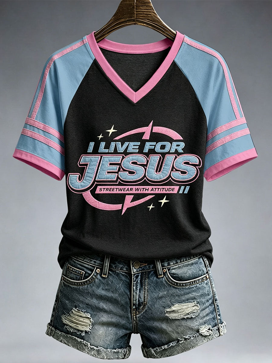 Women's I Live For Jesus T-Shirt