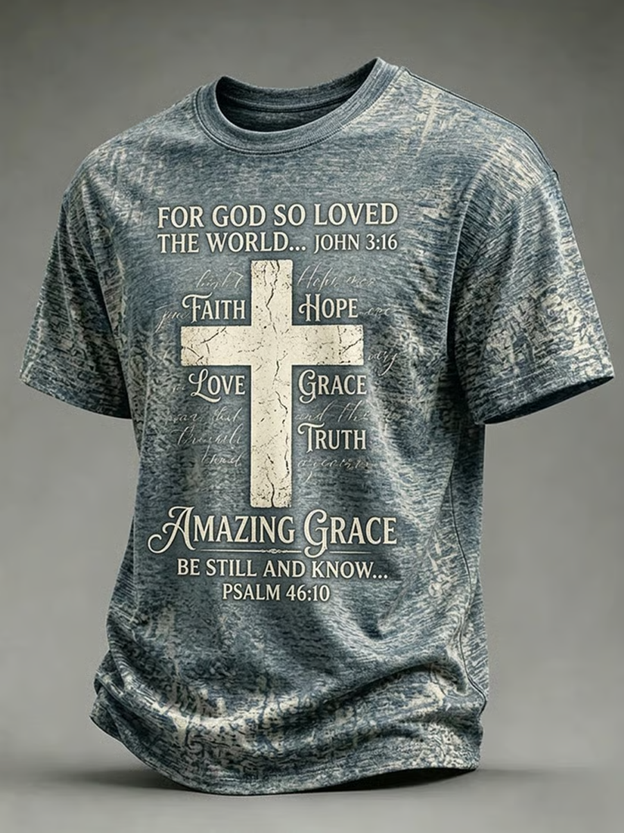 Men's Faith Printed short sleeves t-shirt