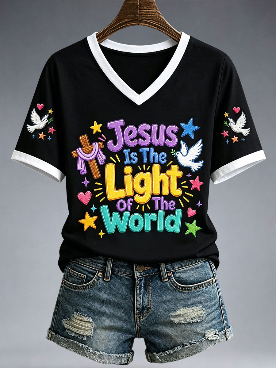 Women's Jesus Is The Light Of The World T-shirt