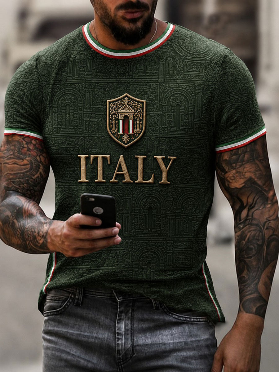 Men's Italy Printed T-shirt