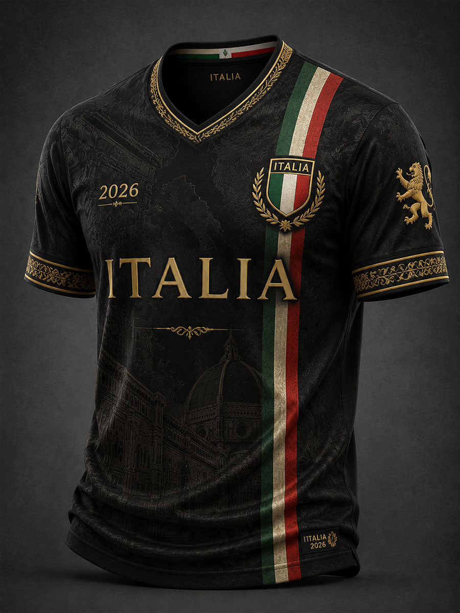 Men's Italian V-neck T-shirts
