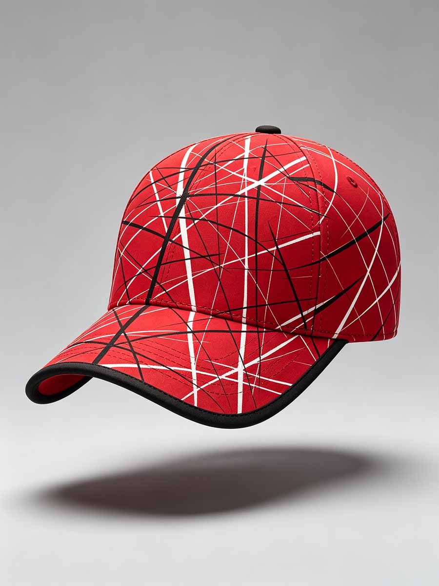 Men's Vintage Van Halen Print Casual Hat