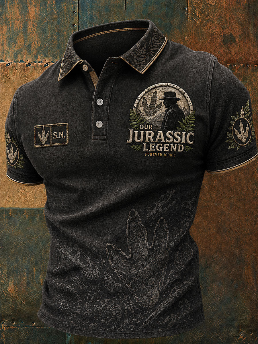 Men's Rip NZ Jurassic Legend Printed Casual Tops