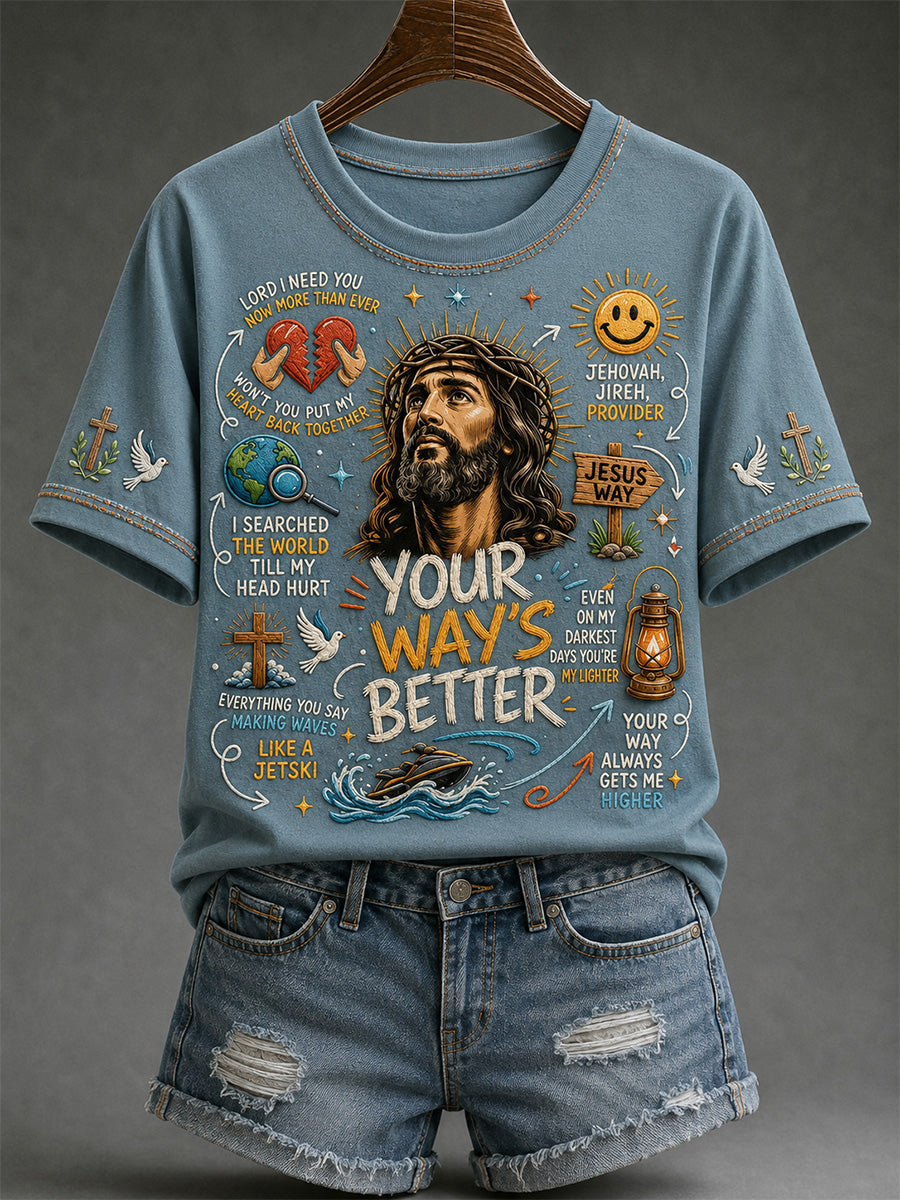 Women's Your Way's Better Print Casual Tee