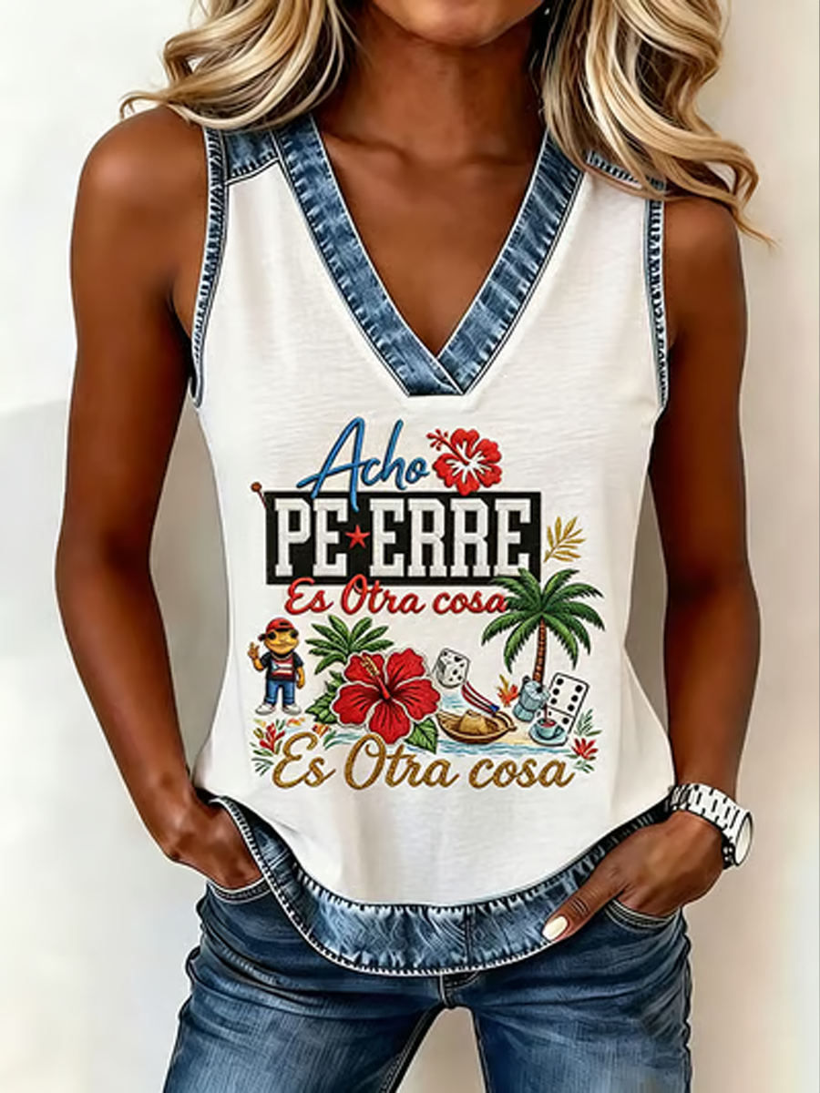 Women's Puerto Rico Printed Vest
