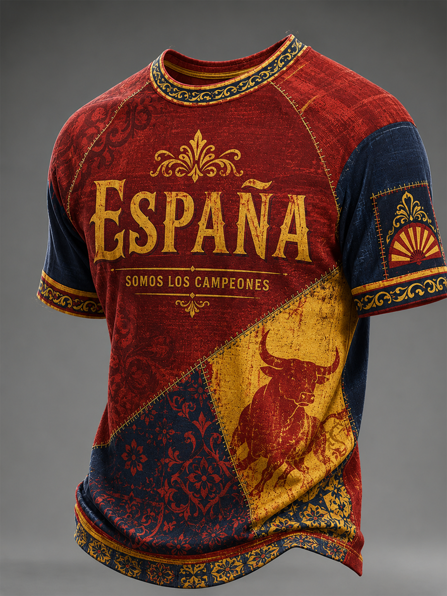 Men's Somos los campeones Printed short sleeve t-shirt