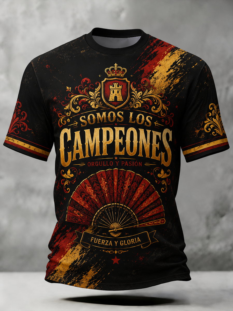 Men's Somos los campeones Printed short sleeves t-shirt