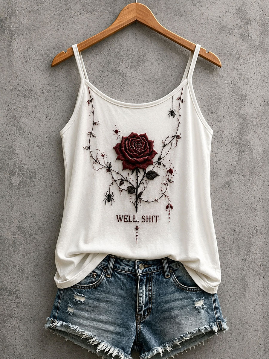 Women's Gothic Rose Tank Top