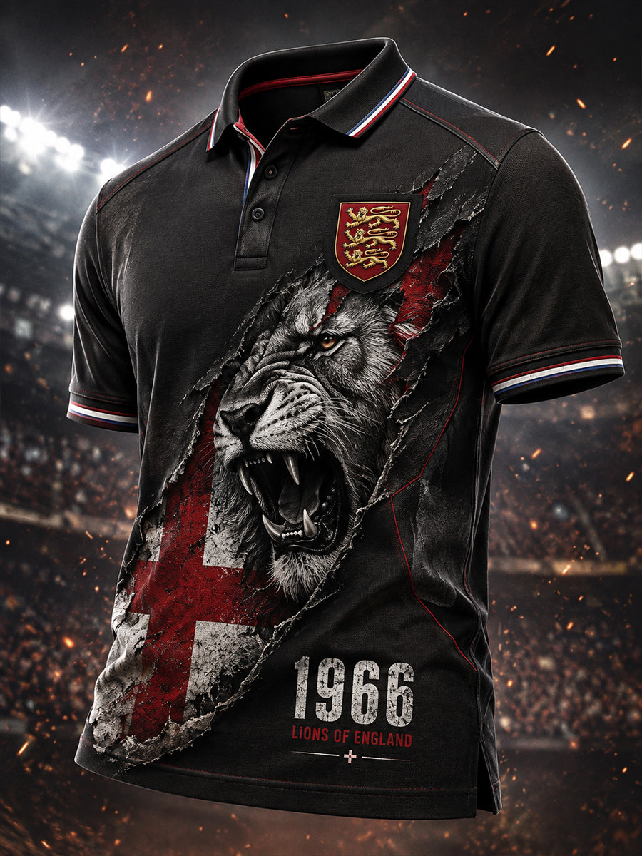 Men's England Football Legend 1966 Short Sleeves T-Shirt