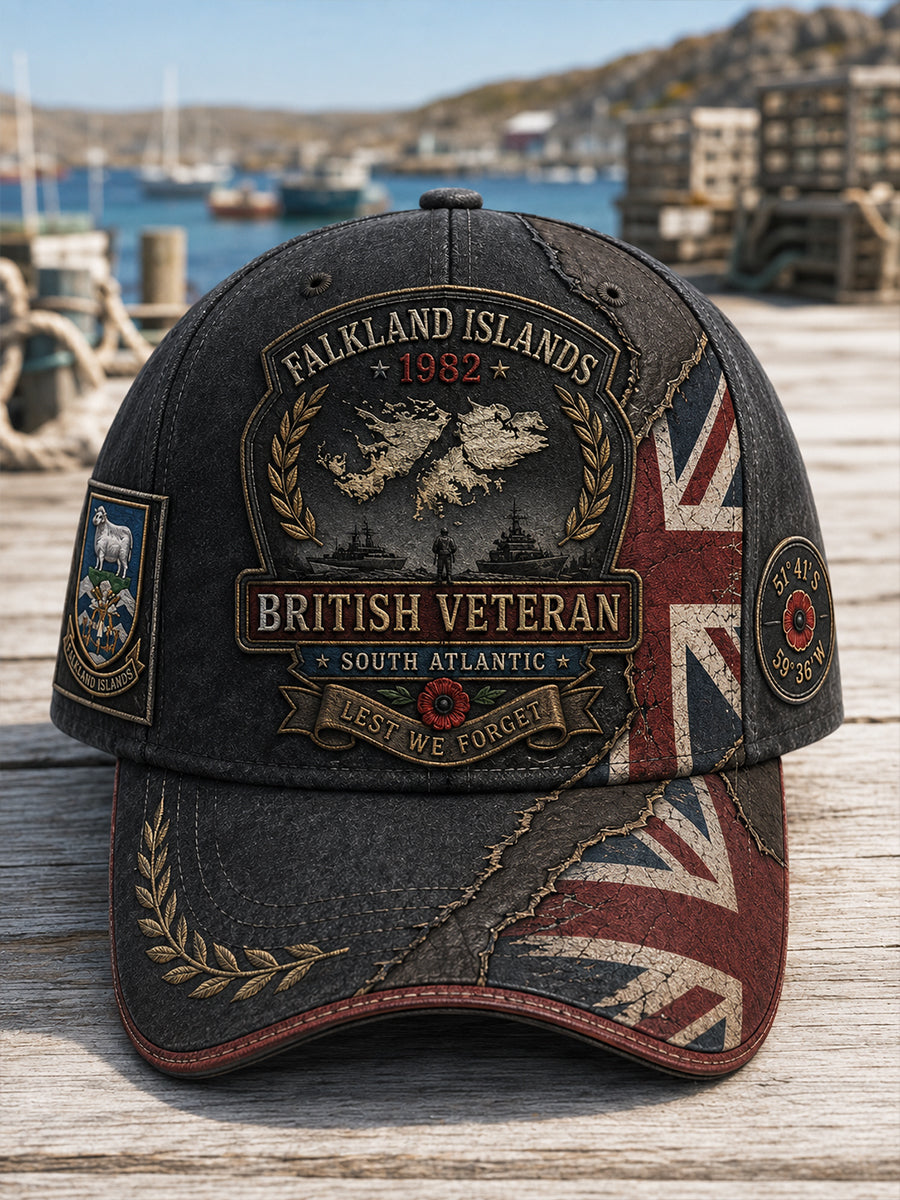 Unisex Falklands War British Veterans Memorial Hat